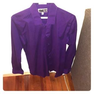 Express Purple button down never worn